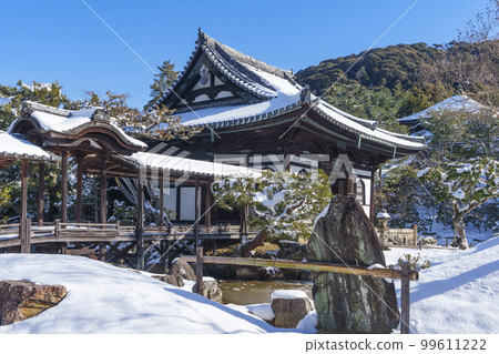 高台寺海參道觀月台仙月池清晨殘雪 高台寺海參道觀月台仙月池清晨殘雪 99611222