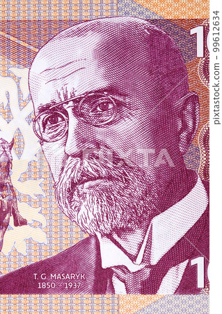 Tomas Garrigue Masaryk a portrait from money 99612634