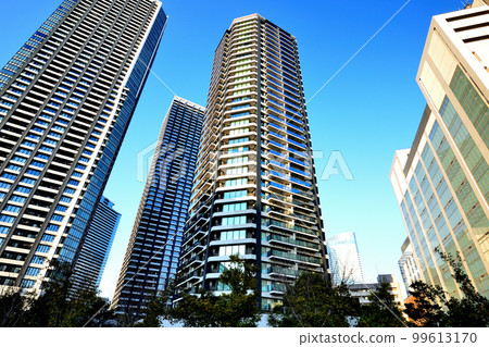 Scenery of high-rise condominiums in the Harumi, Kachidoki, and Tsukishima areas Scenery of high-rise condominiums in the Harumi, Kachidoki, and Tsukishima areas 99613170