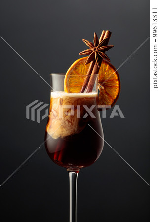 Coffee cocktail with cream. Coffee cocktail with cream. 99613311