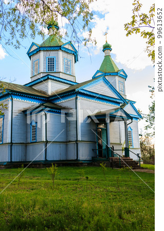 Old wooden church in Open air Museum of Folk Architecture and Folkways of Middle Naddnipryanschina in Pereyaslav, Ukraine Old wooden church in Open air Museum of Folk Architecture and Folkways of Middle Naddnipryanschina in Pereyaslav, Ukraine 99613652