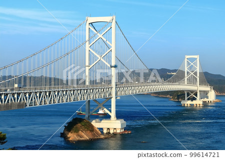 [德島縣]大鳴門橋和漩渦（鳴門漩渦） 99614721