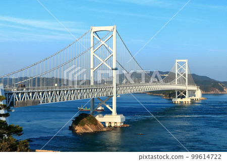 [德島縣]大鳴門橋和漩渦（鳴門漩渦） 99614722