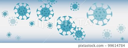 Banner, background concept about coronavirus outbreak in 2020. World Coronavirus Cell China Influenza Respiratory 99614784