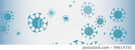 Banner, background concept about coronavirus outbreak in 2020. World Coronavirus Cell China Influenza Respiratory 99614785