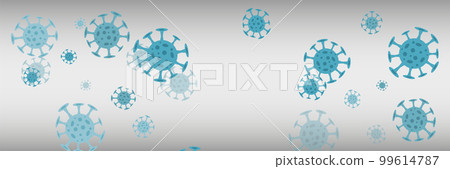 Banner, background concept about coronavirus outbreak in 2020. World Coronavirus Cell China Influenza Respiratory 99614787