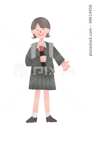 Graduated female student 99614956