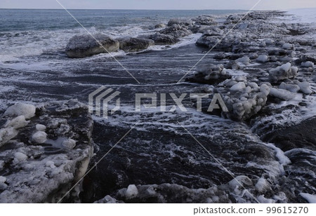 Sea wave pattern of Okhotsk 99615270