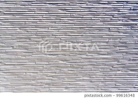 Exterior wall with stone pattern siding, Tokyo 99616348