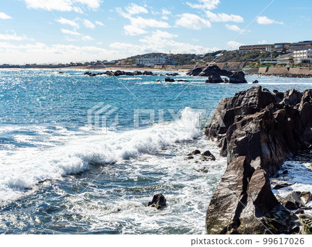 千葉縣犬吠崎的太平洋,冬日明媚清新 千葉縣犬吠崎的太平洋,冬日明媚清新 99617026