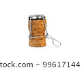 Champagne cork isolated on white background. 99617144