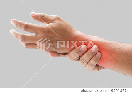 The man has numbness in the forearm 99618774