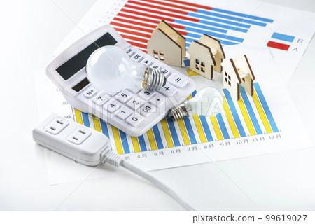 Electricity charge image Electricity charge image 99619027