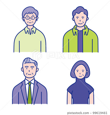 高級男女上半身【套裝】 99619481