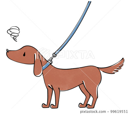 脾氣暴躁的狗的鉛插圖 脾氣暴躁的狗的鉛插圖 99619551