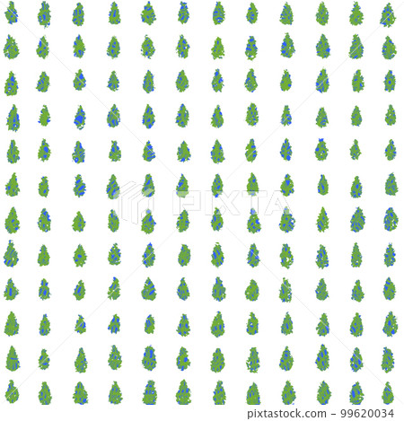 Drop pattern, dark green (white background) 99620034