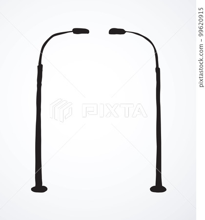 Modern street Lantern. Sketch 99620915