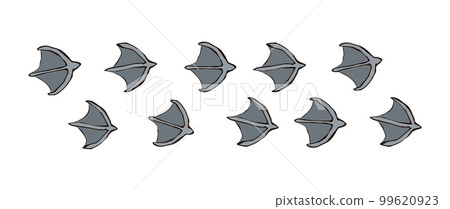 Traces of chicken. Vector drawing 99620923