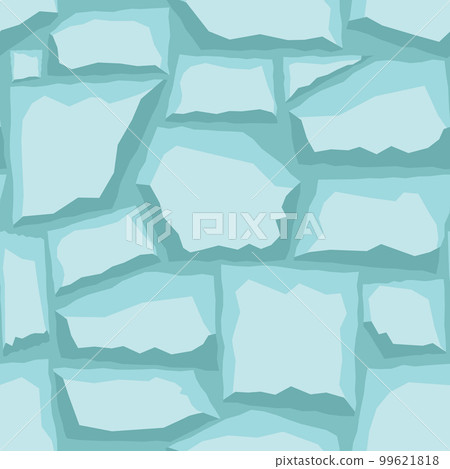 Cartoon game texture, ice surface seamless pattern. Game asset walls and environment background 99621818
