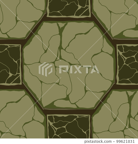 Cartoon game texture, rocks and ground surface seamless pattern. Game asset wall and environment background Cartoon game texture, rocks and ground surface seamless pattern. Game asset wall and environment background 99621831