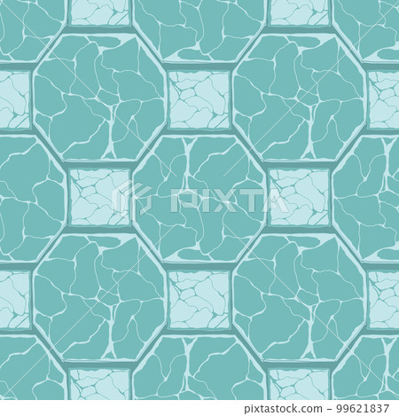 Cartoon game texture, ice surface seamless pattern. Game asset walls and environment background 99621837