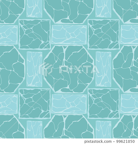 Cartoon game texture, ice surface seamless pattern. Game asset walls and environment background 99621850