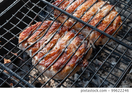Grilled pork meat 99622246
