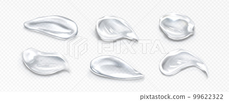 Swatches of gel, cosmetic product smears Swatches of gel, cosmetic product smears 99622322