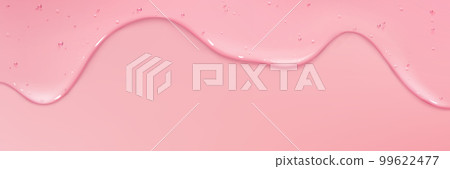 Clear liquid cosmetic gel texture 99622477