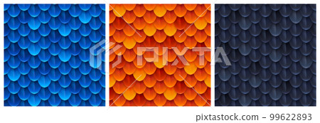 Textures of dragon scale, snake skin Textures of dragon scale, snake skin 99622893