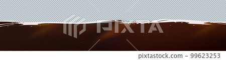 Background of underwater surface of water, cola Background of underwater surface of water, cola 99623253