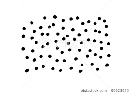 Vector grunge round brush. Black stroke, stain Vector grunge round brush. Black stroke, stain 99623933