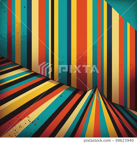 Artistic abstract colorful artwork bright stripe pattern design. Artistic abstract colorful artwork bright stripe pattern design. 99623940