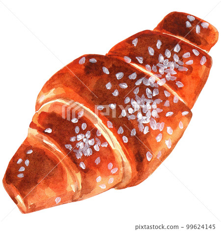 watercolor pastry clipart 99624145
