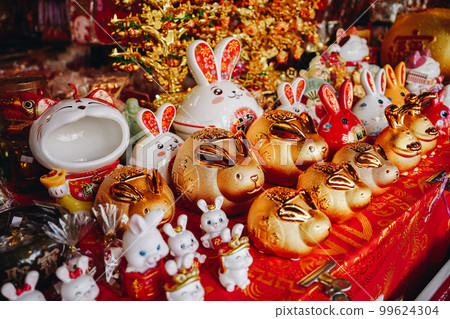 台灣農曆新年春節兔年公仔 99624304