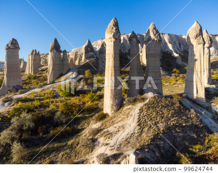 beautiful mountain scenery of Cappadocia beautiful mountain scenery of Cappadocia 99624744