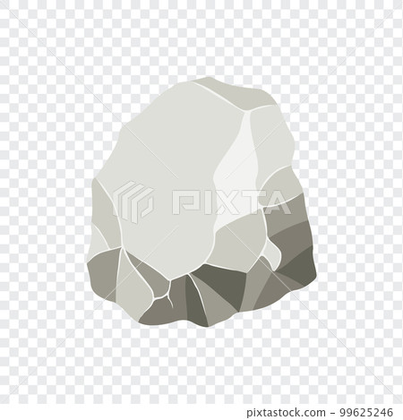 Rock boulder. Natural shape stone. vector illustration Rock boulder. Natural shape stone. vector illustration 99625246