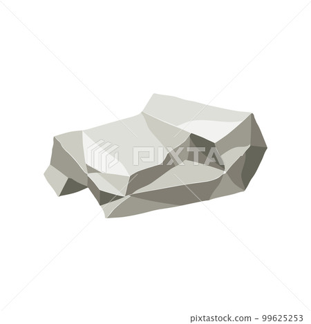 Rock boulder. Natural shape stone. vector illustration Rock boulder. Natural shape stone. vector illustration 99625253
