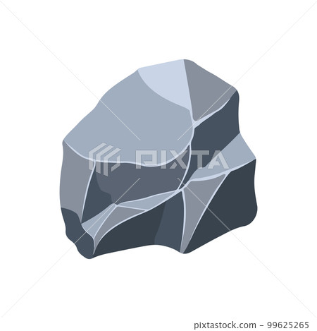 Rock boulder. Natural shape stone. vector illustration Rock boulder. Natural shape stone. vector illustration 99625265