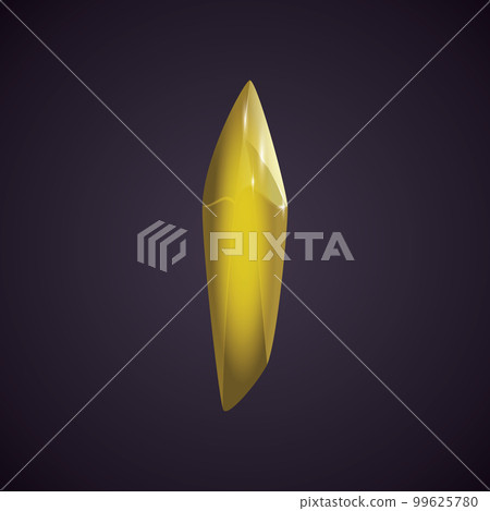 Crystal and natural mineral. Cartoon Magic Gemstone. Game asset. vector illustration Crystal and natural mineral. Cartoon Magic Gemstone. Game asset. vector illustration 99625780