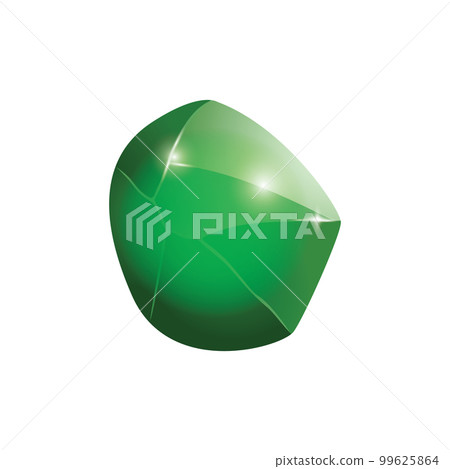 Crystal and natural mineral. Cartoon Magic Gemstone. Game asset. vector illustration 99625864