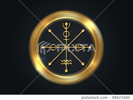 The Wheel of Fotune tarot symbol, gold worldwide ancient sign, the cycle of life, magical witch talisman lucky charm, golden round icon of sacred geometry isolated on black background The Wheel of Fotune tarot symbol, gold worldwide ancient sign, the cycle of life, magical witch talisman lucky charm, golden round icon of sacred geometry isolated on black background 99625880