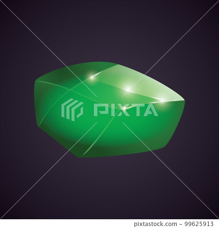 Crystal and natural mineral. Cartoon Magic Gemstone. Game asset. vector illustration Crystal and natural mineral. Cartoon Magic Gemstone. Game asset. vector illustration 99625913