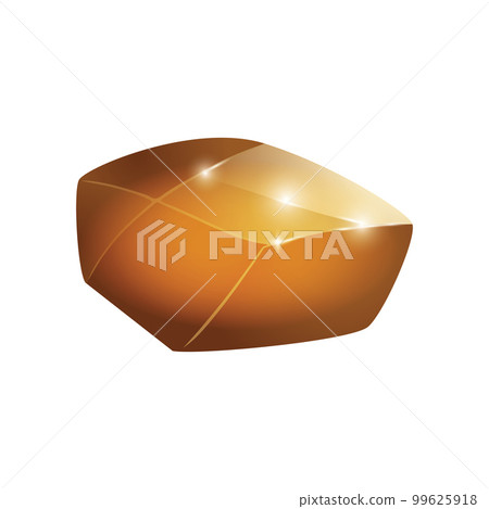 Crystal and natural mineral. Cartoon Magic Gemstone. Game asset. vector illustration 99625918