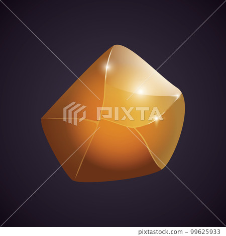 Crystal and natural mineral. Cartoon Magic Gemstone. Game asset. vector illustration 99625933