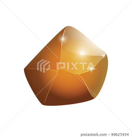 Crystal and natural mineral. Cartoon Magic Gemstone. Game asset. vector illustration Crystal and natural mineral. Cartoon Magic Gemstone. Game asset. vector illustration 99625934