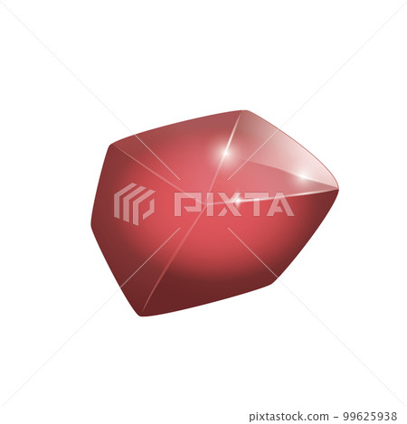 Crystal and natural mineral. Cartoon Magic Gemstone. Game asset. vector illustration Crystal and natural mineral. Cartoon Magic Gemstone. Game asset. vector illustration 99625938