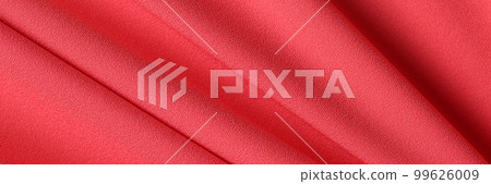Closeup of natural red or pink fabric 99626009