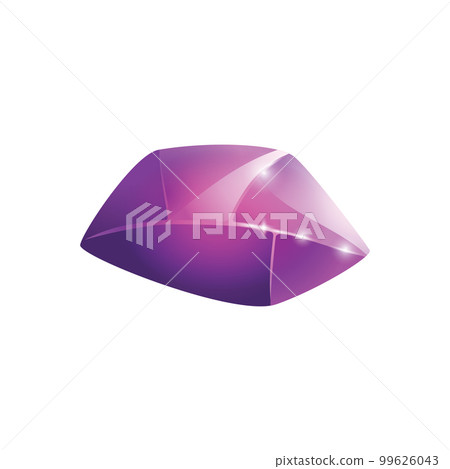 Crystal and natural mineral. Cartoon Magic Gemstone. Game asset. vector illustration Crystal and natural mineral. Cartoon Magic Gemstone. Game asset. vector illustration 99626043