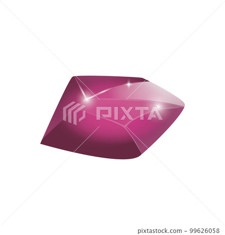 Crystal and natural mineral. Cartoon Magic Gemstone. Game asset. vector illustration 99626058